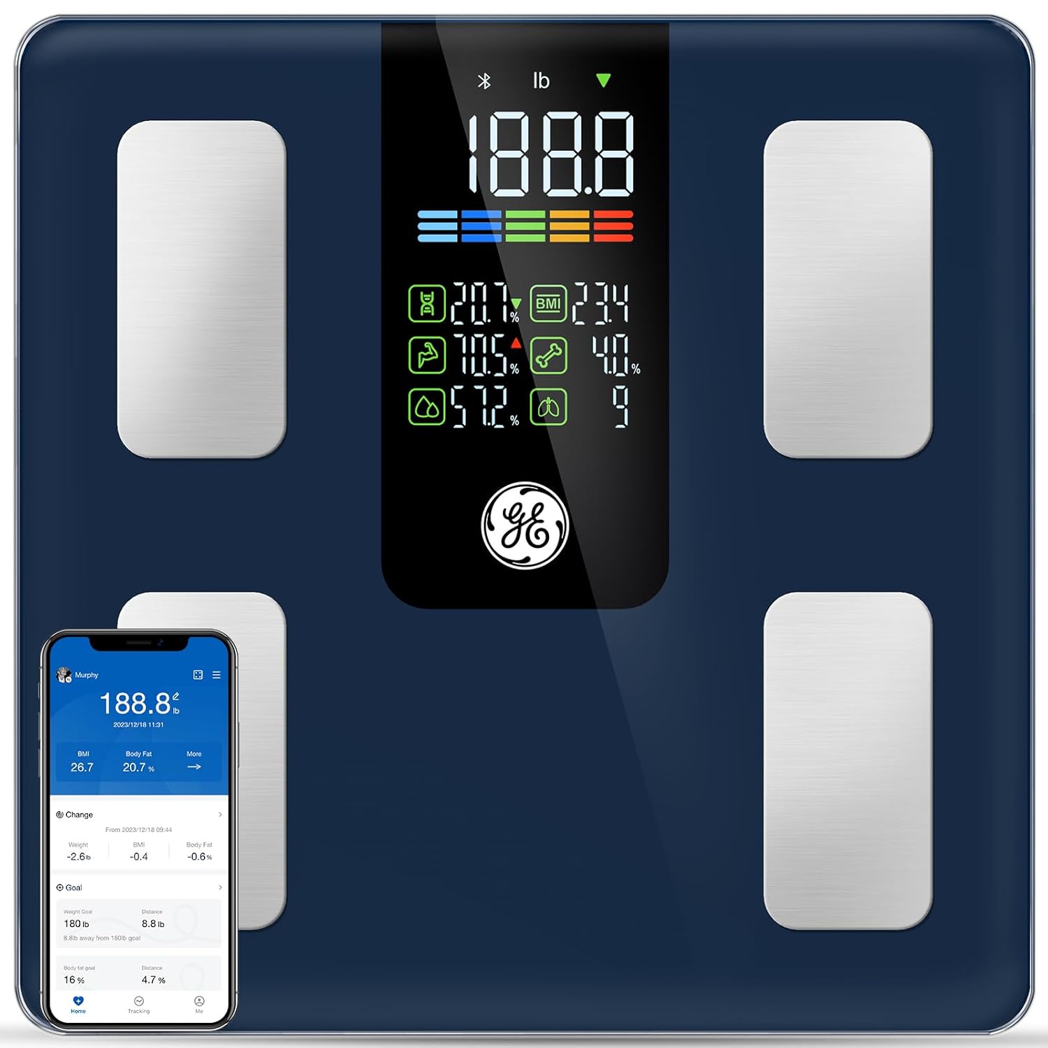 GE Smart Scale with Body Composition (500 lb)