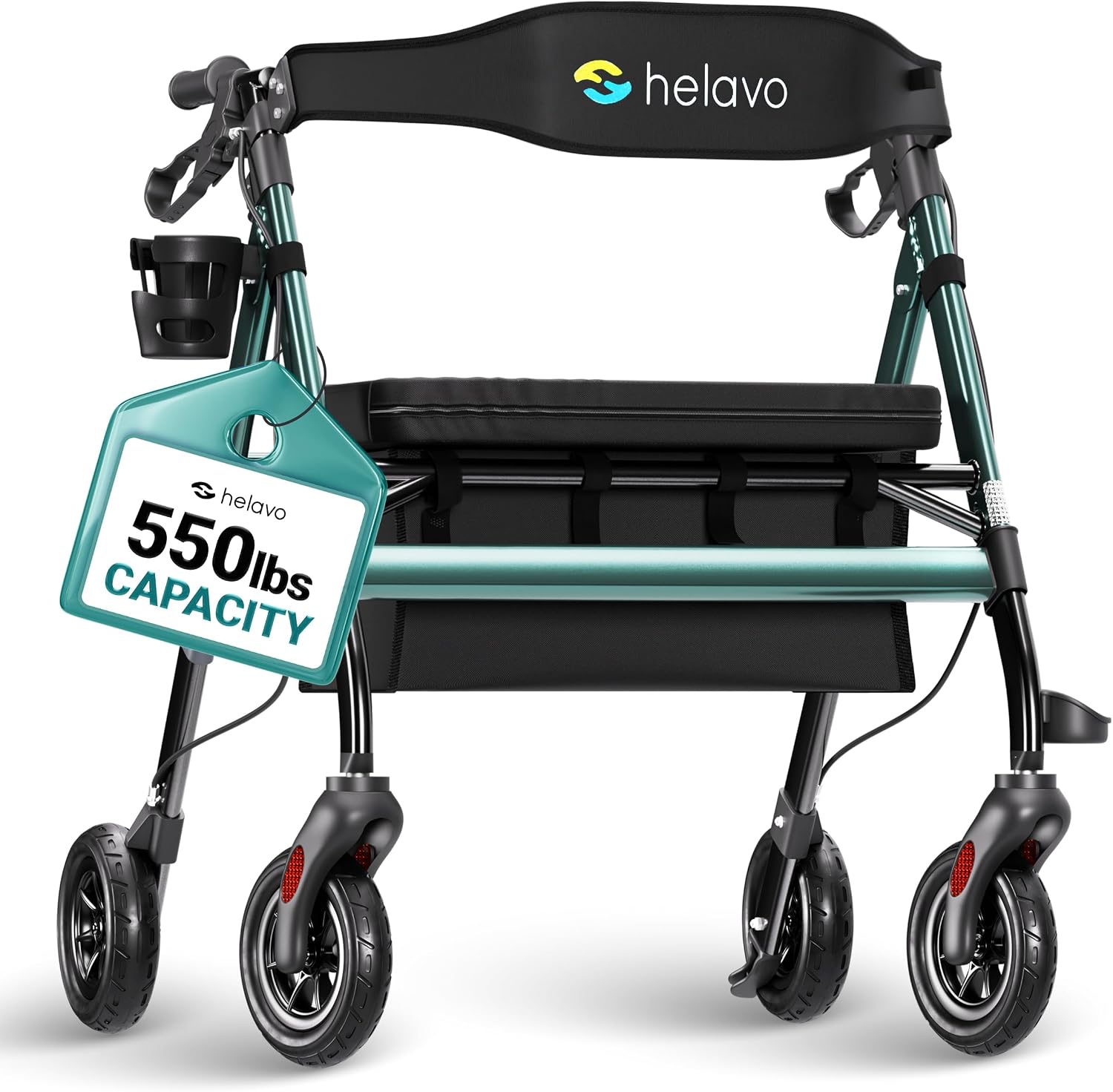 Helavo Extra Wide Bariatric Rollator (550 lb)