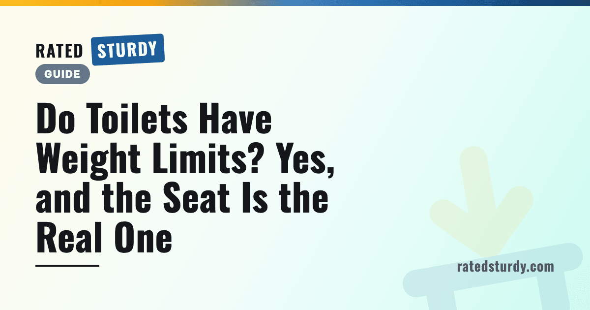 Do Toilets Have Weight Limits? Yes, and the Seat Is the Real One