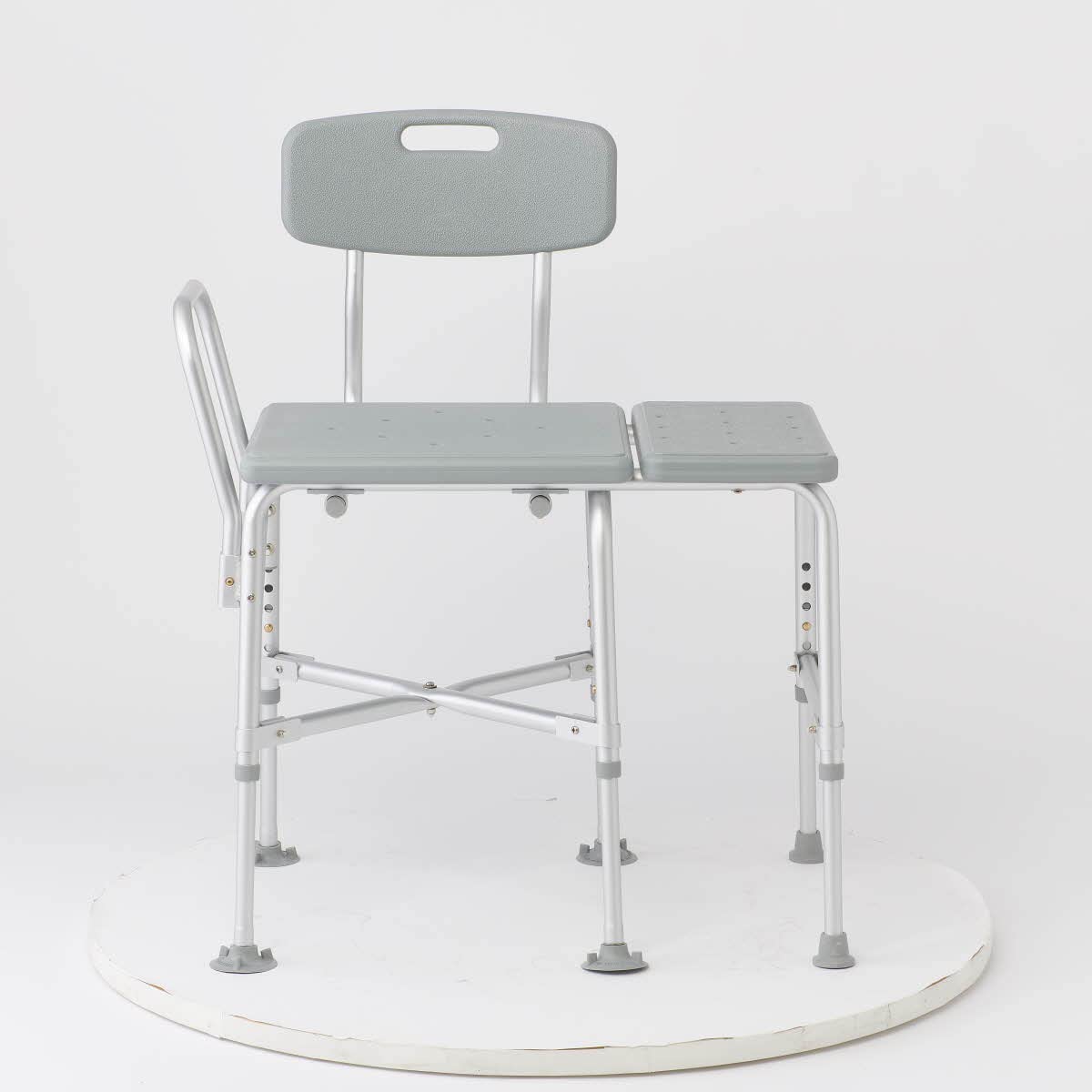 Medline Bariatric Heavy-Duty Transfer Bench with Brace (500 lb)